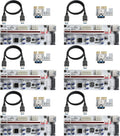 PCI-E 1X to 16X Riser Card with 24in USB 3.0 Extension Cable M8711