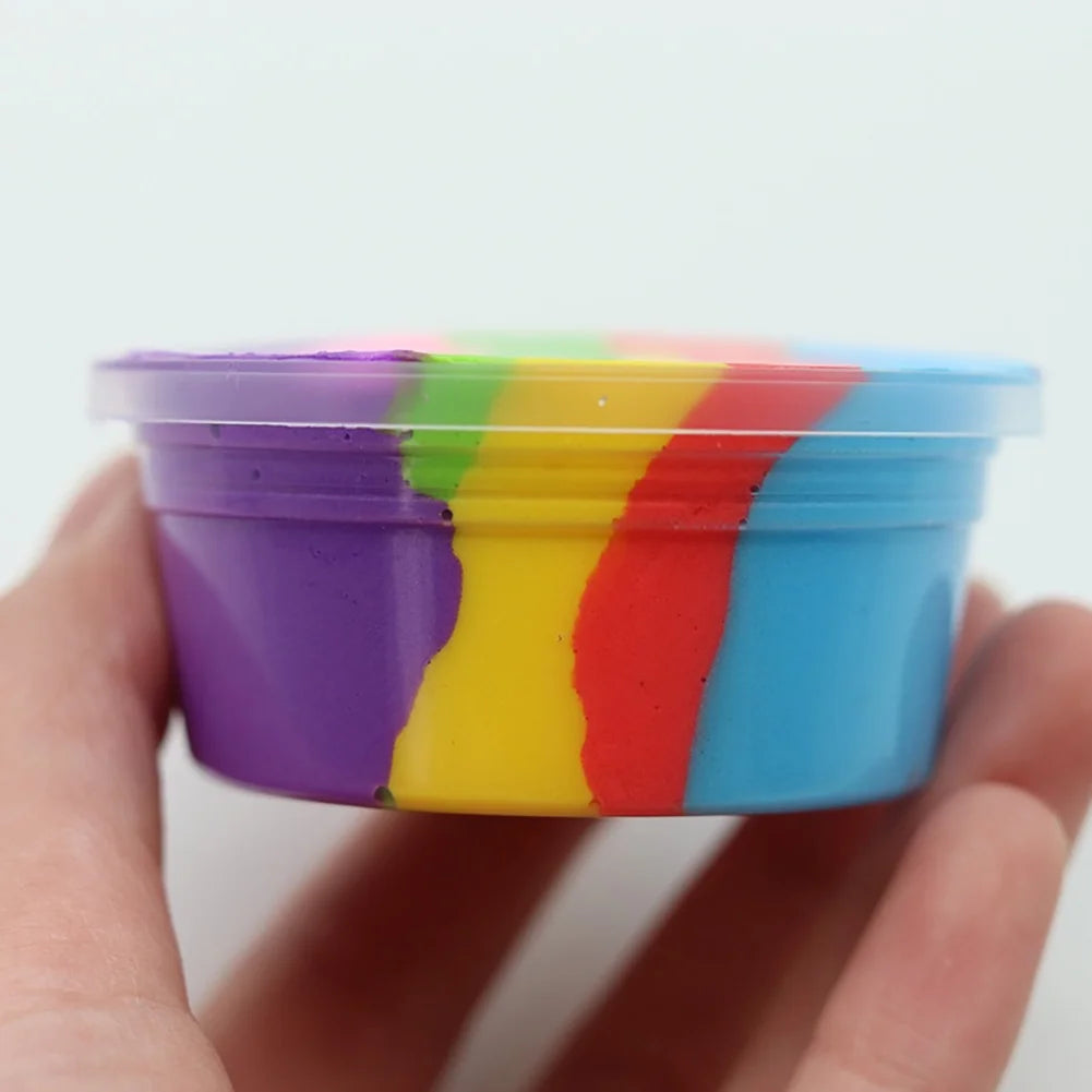 Rainbow Slime Putty Clay Plasticine Kids Toys F447