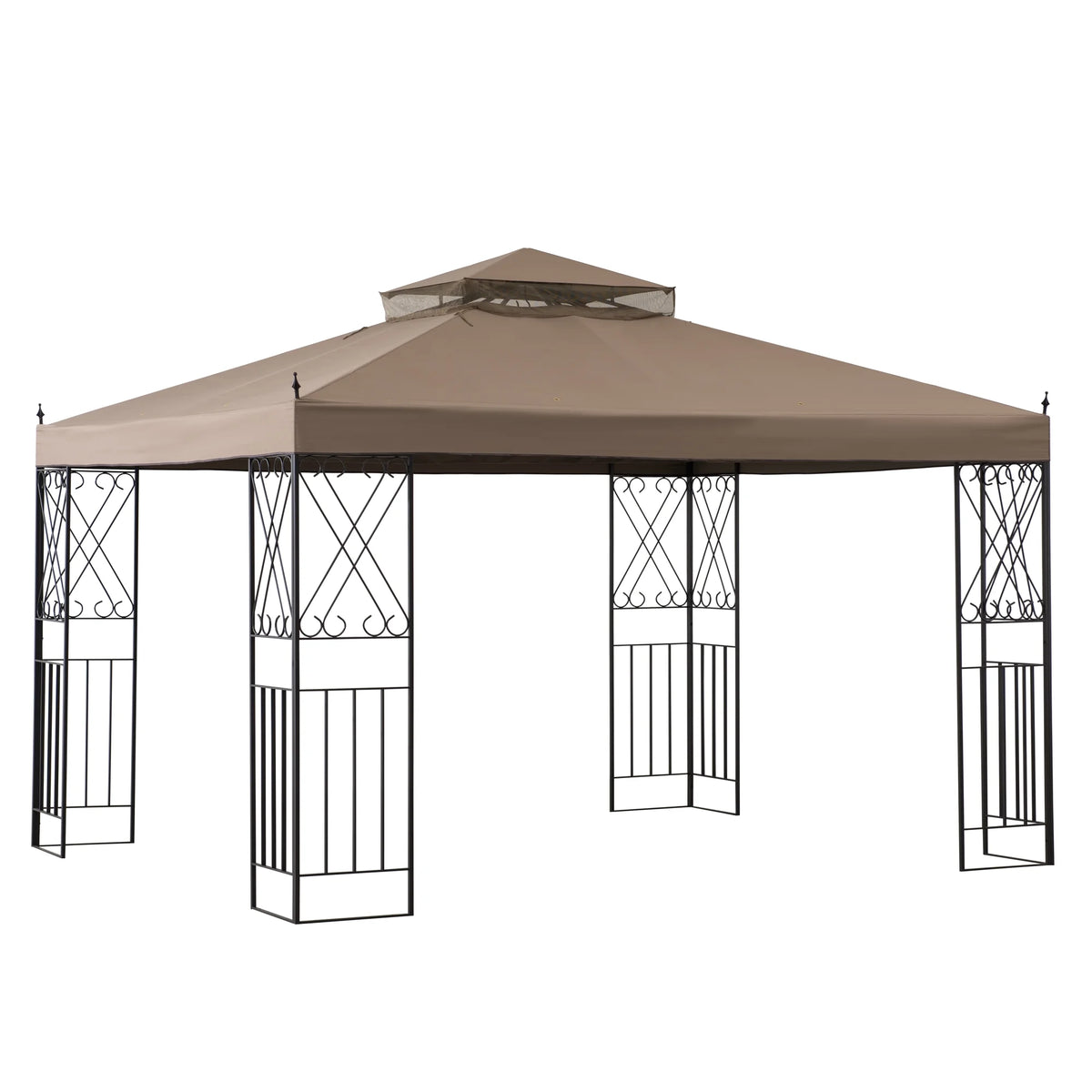 10 x 12 ft. 2 Tiered Steel Gazebo G160