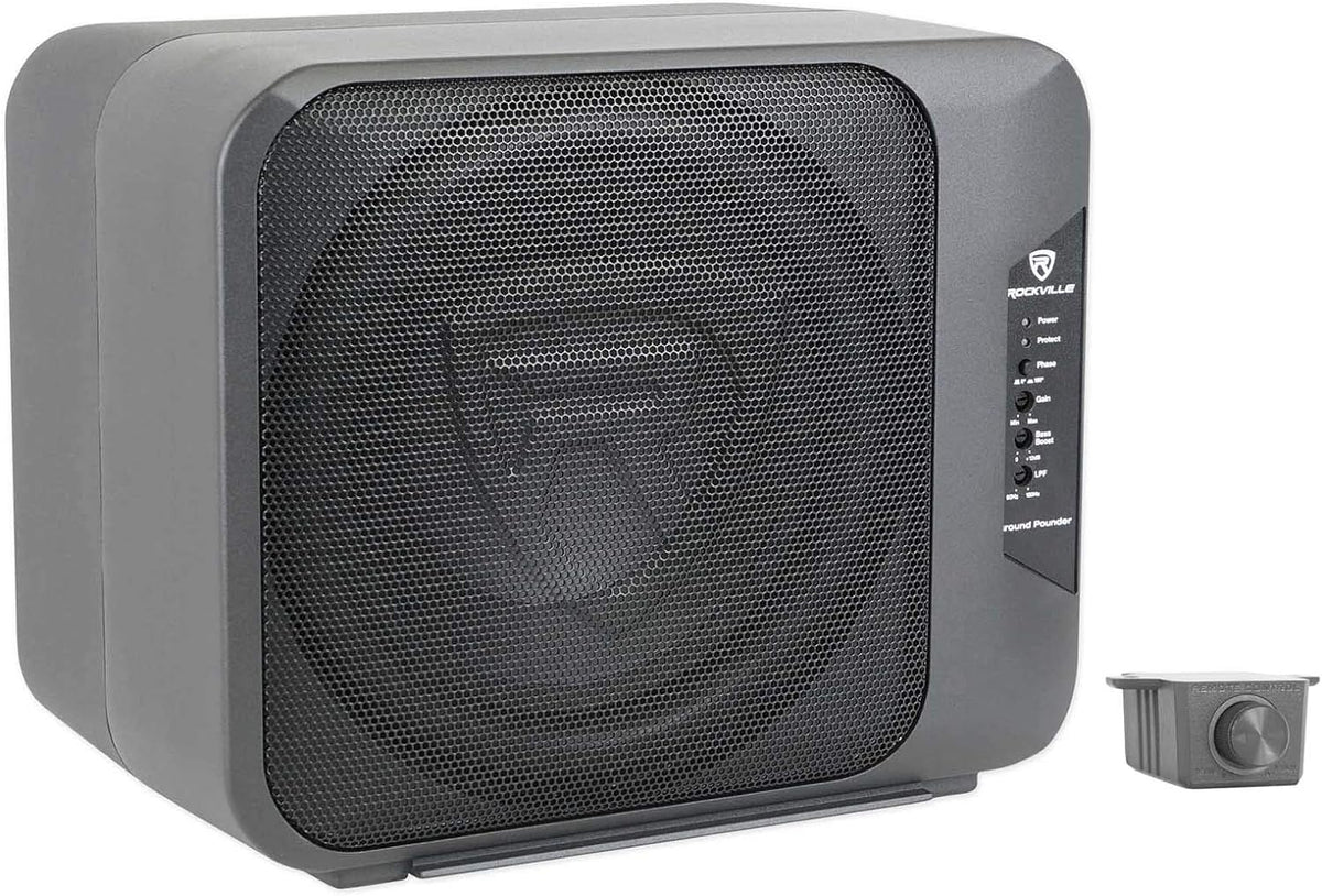 800w Powered Dual 10 Car Subwoofer Aluminum Enclosure J938