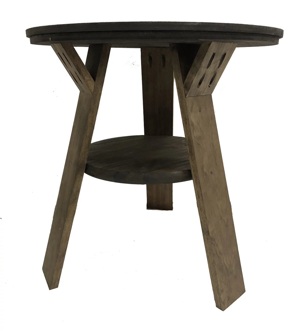 End Table with Shelf 22 Inches Tall Q48551