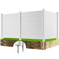 50" W x 50" H 2-Panel Vinyl Privacy Fence G738345