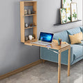 Natural Freestanding 3 Tier Ladder Shelf Desk D916