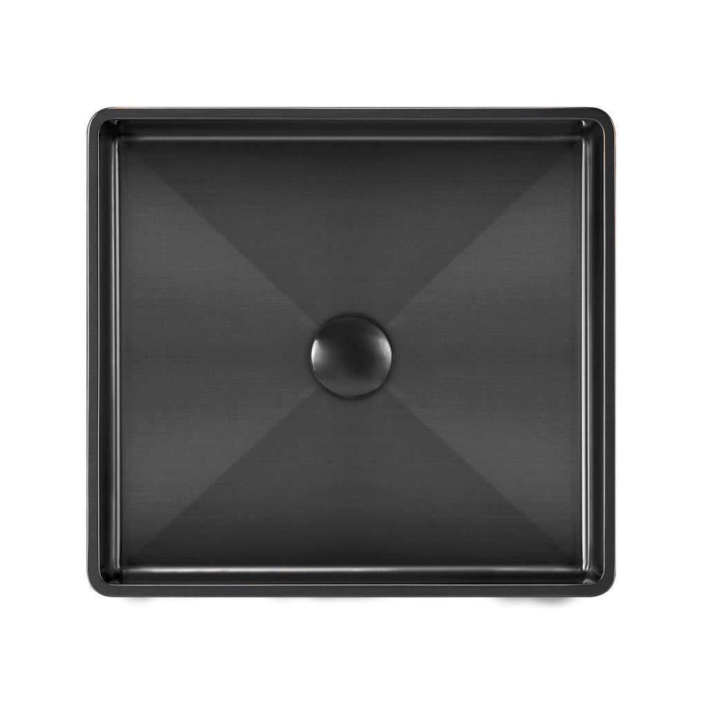Semi-Recessed Basin Set with Center Drain P3341