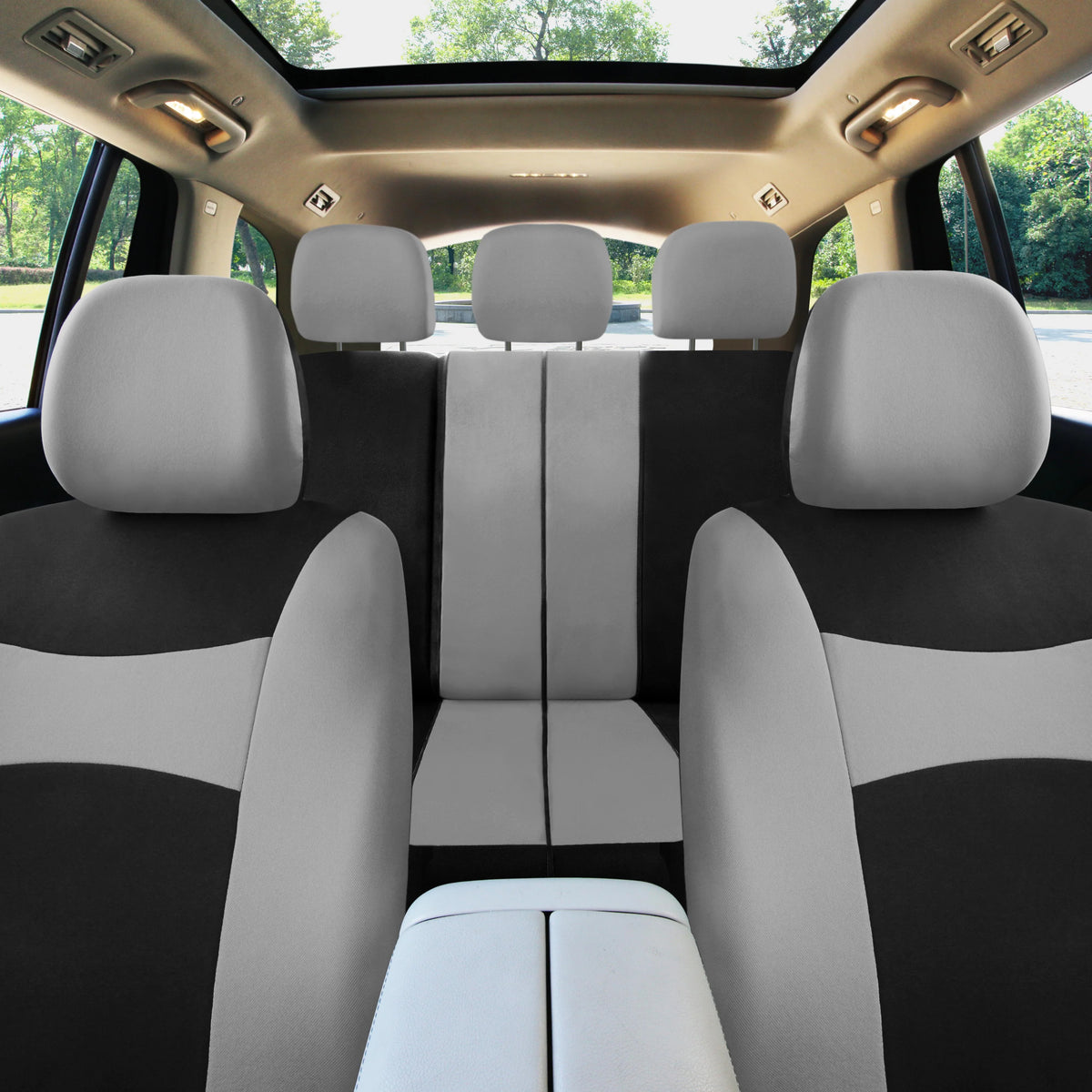 Cloth Car Seat Covers Full Set Split Bench Z804674