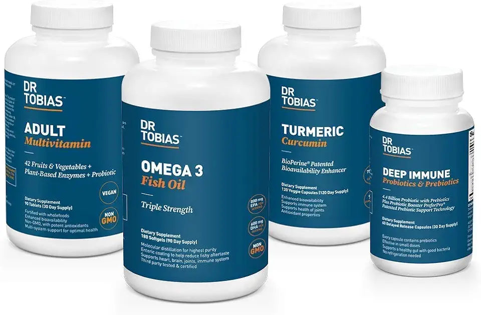 Omega 3, Adult Multivitamin, Deep Immune and Turmeric V571564
