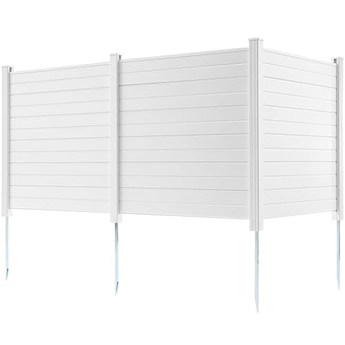50" W x 50" H 2-Panel Vinyl Privacy Fence G738345