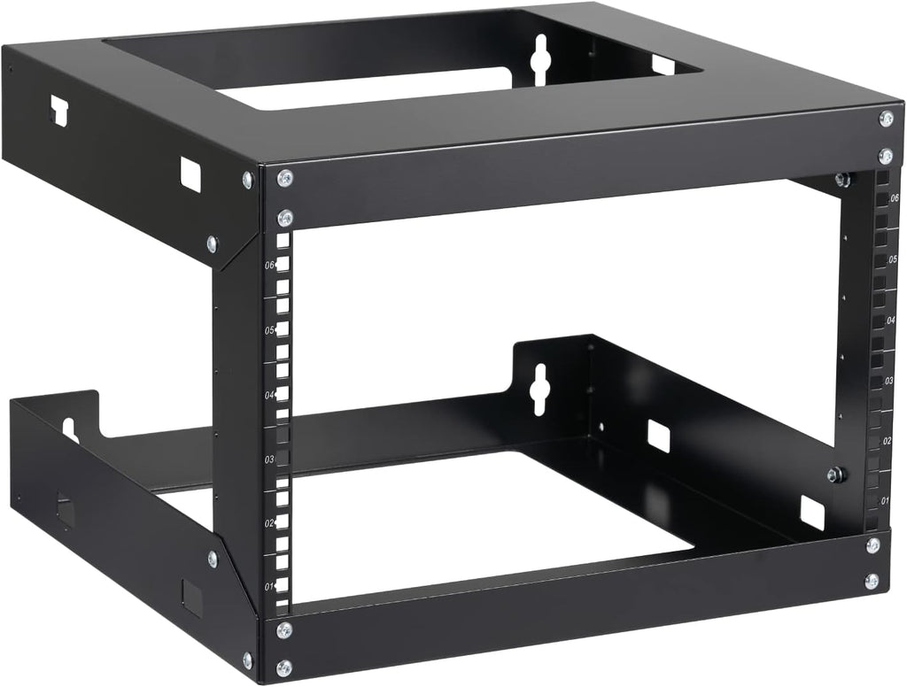 12U Wall Mount Open Frame 19" Server Equipment 18 inches Depth 2 Post Network Cabinet C46247