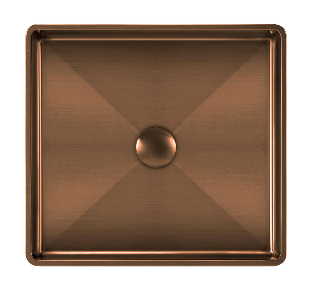 Semi-Recessed Basin Set with Center Drain P3341