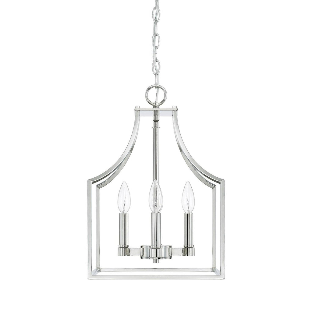 Polished Nickel 4 Light Foyer I601