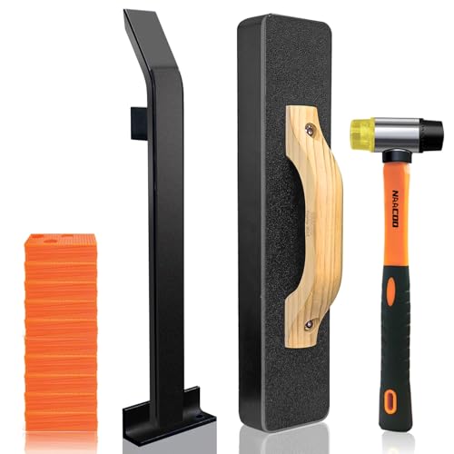 4 in 1 Floor Installation Kit with Tapping Block, Pull Bar, 40pc Spacers, Rubber Mallet M52058