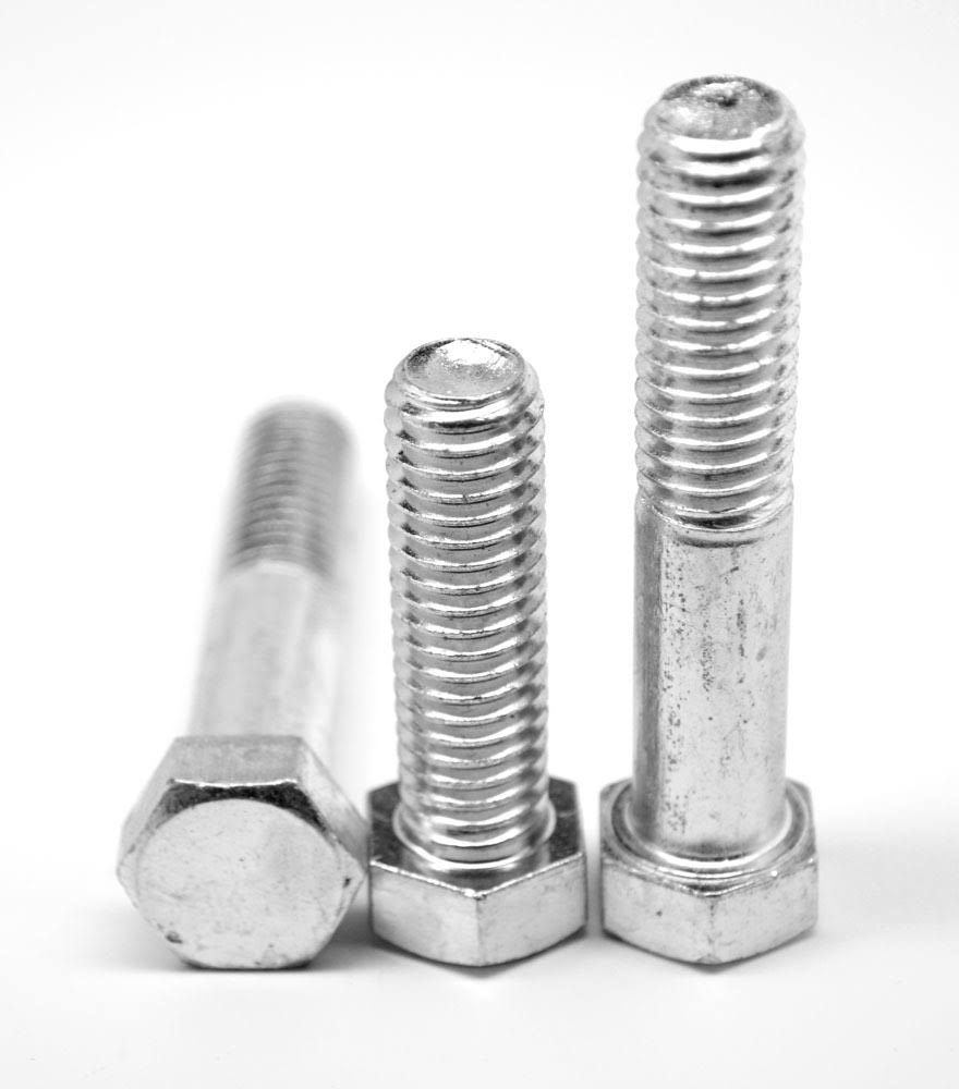 22 x 11 x 22 (PT) Coarse Thread Grade 5 Hex Cap Screw Medium Carbon Steel Zinc Plated L56065