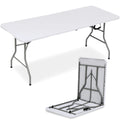 White 6ft Plastic Folding Table C296799