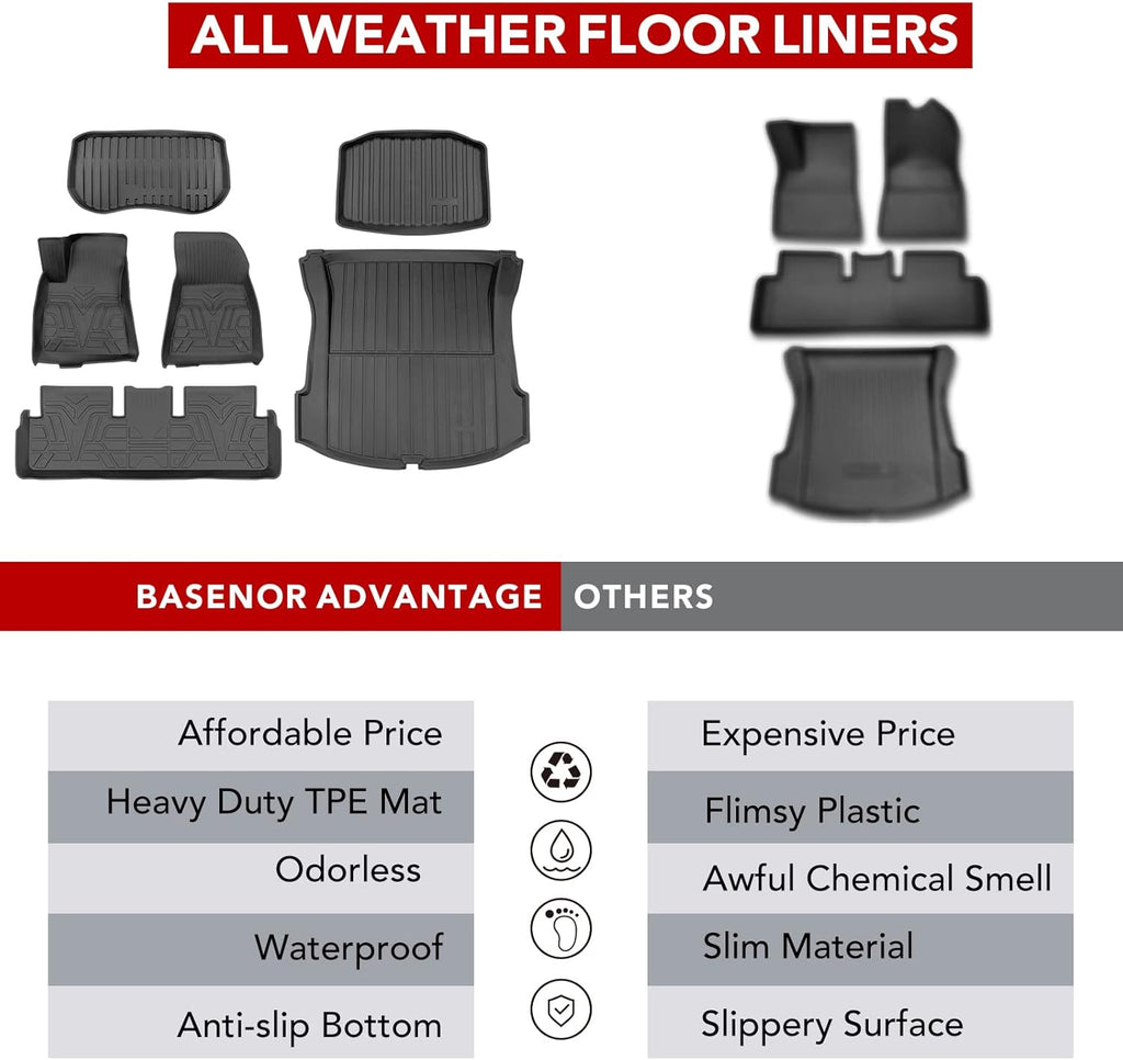 Model 3 TPE All-Weather Floor Mat Set B78389