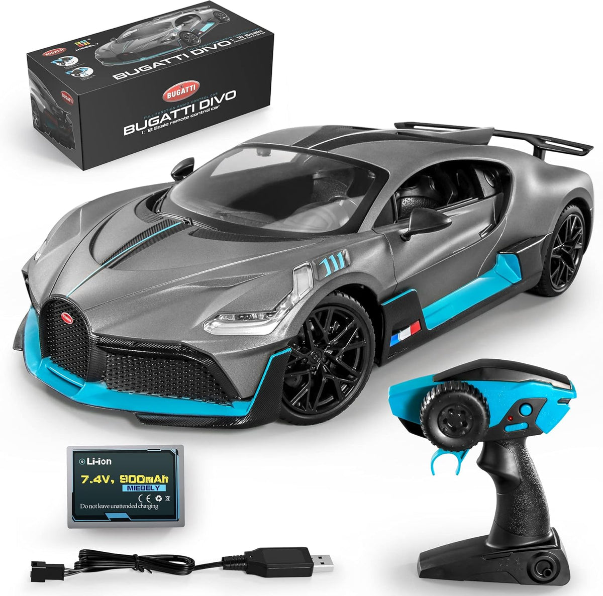 1/12 Scale Remote Control Car with Lights O24425