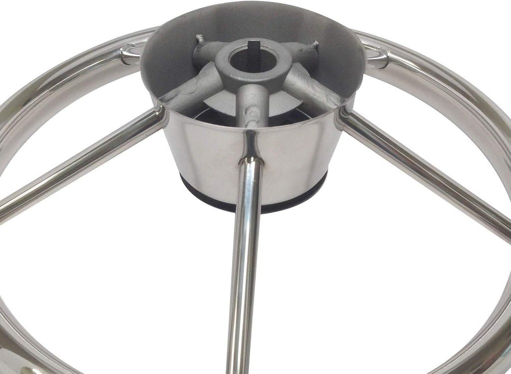 Black 5 Spoke Steering Wheel W60311