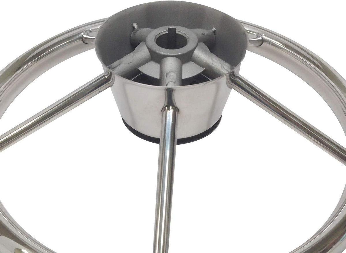 Black 5 Spoke Steering Wheel W60311