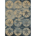 Blue Coastal Area Rug 2'3"x3'3" H682