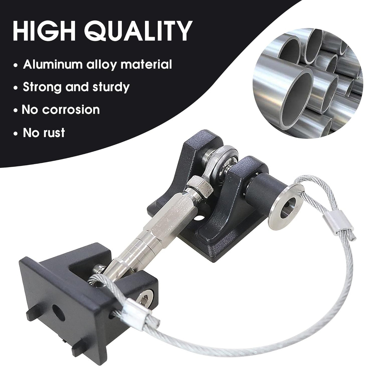 Aluminum Locking Hood Latch Kit for Jeep Wrangler JK E528231