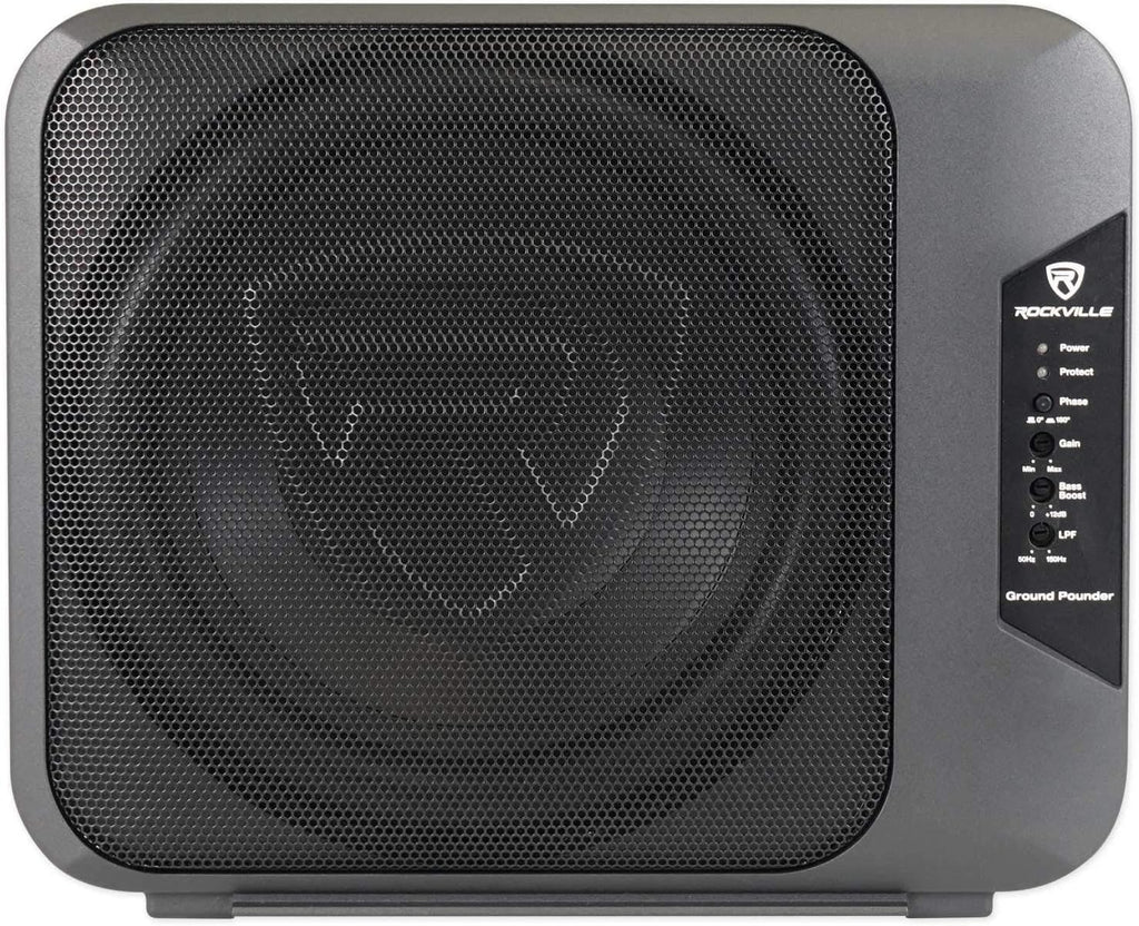 800w Powered Dual 10 Car Subwoofer Aluminum Enclosure J938