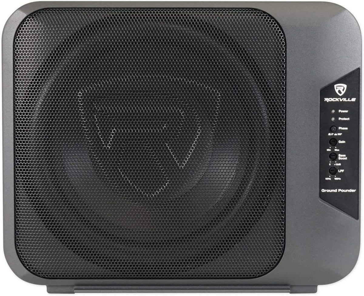 800w Powered Dual 10 Car Subwoofer Aluminum Enclosure J938