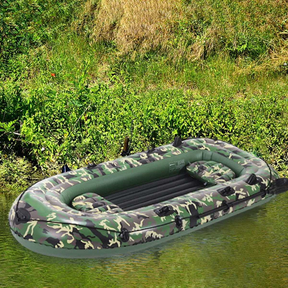 4 Person Inflatable Boat with Hand Pump I6895