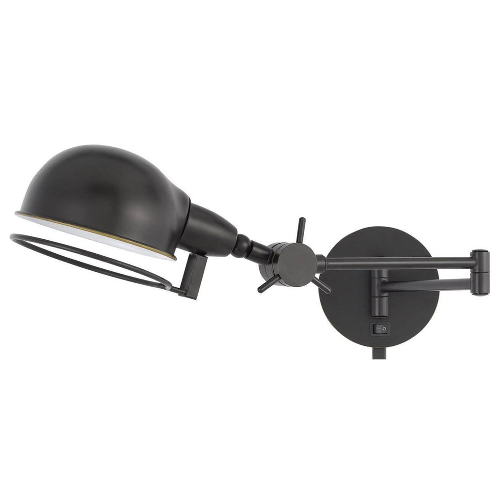 Swing Arm Wall Lamp with Adjustable Shade Dark Bronze T532