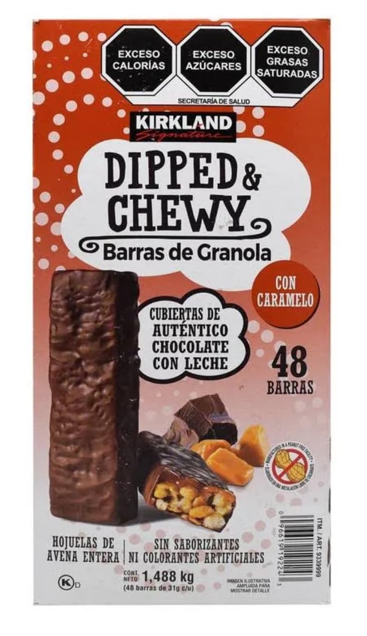 48 Count Chewy Granola Bars with Milk Chocolate Coating I635088