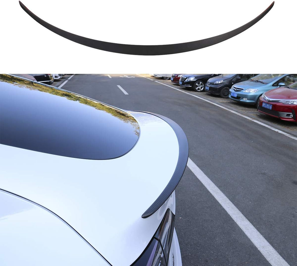 Glossy Real Carbon Fiber Spoiler Wing R194