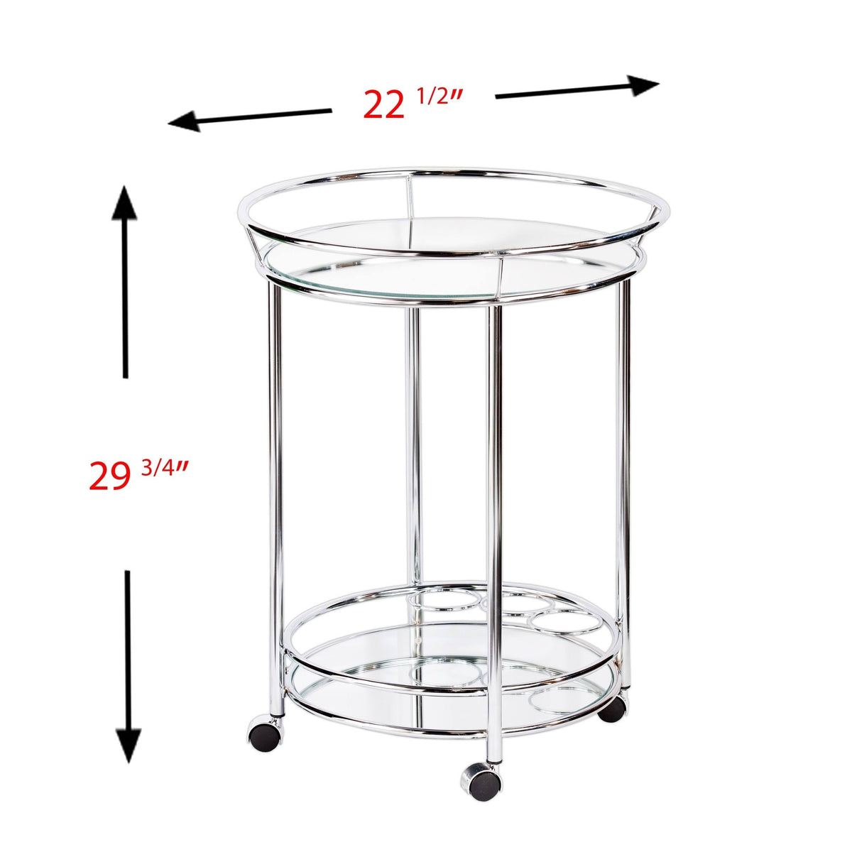 Chrome Bar Cart O7106