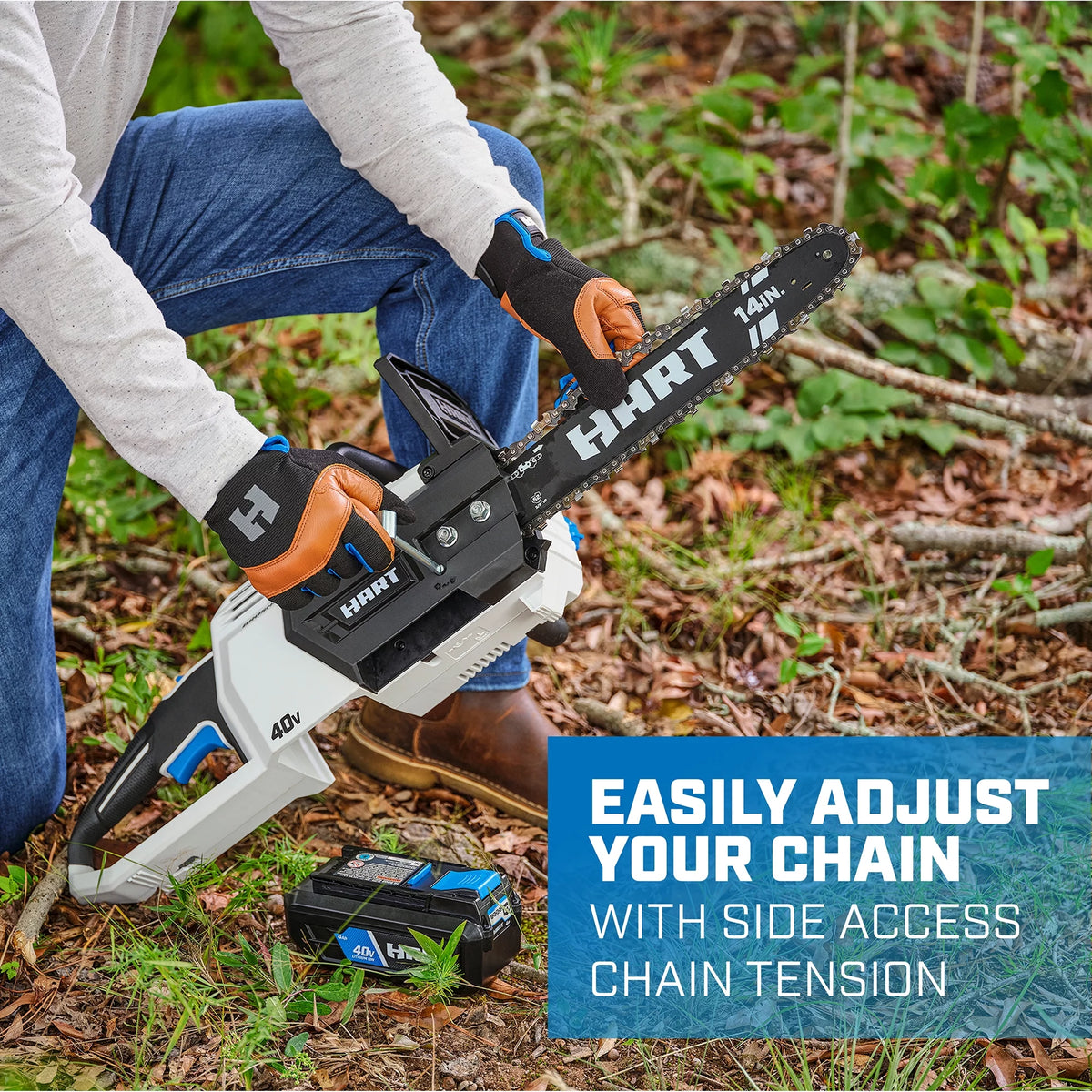 14-inch Battery-Powered Brushless Chainsaw Kit B67897