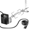 Universal Rotisserie Grill Kit with 120V 4W Motor, 28'' Spit Rod, 2 x 4 Forks R52000