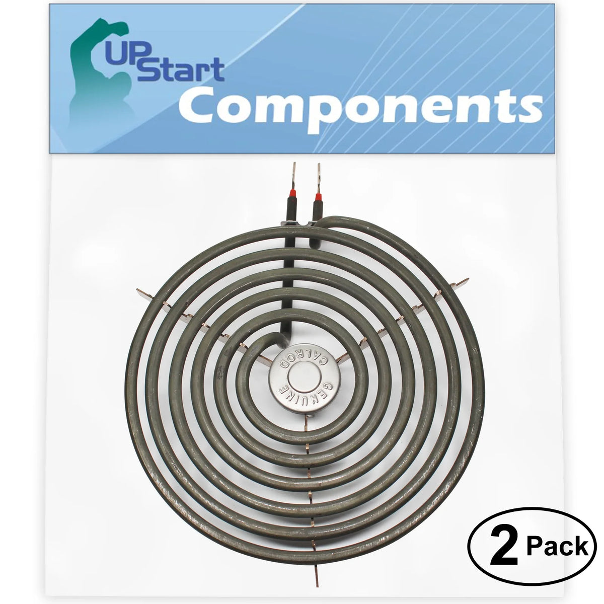 2-Pack 8 inch 6 Turns Surface Burner Element for Range Stove Cooktop F290959