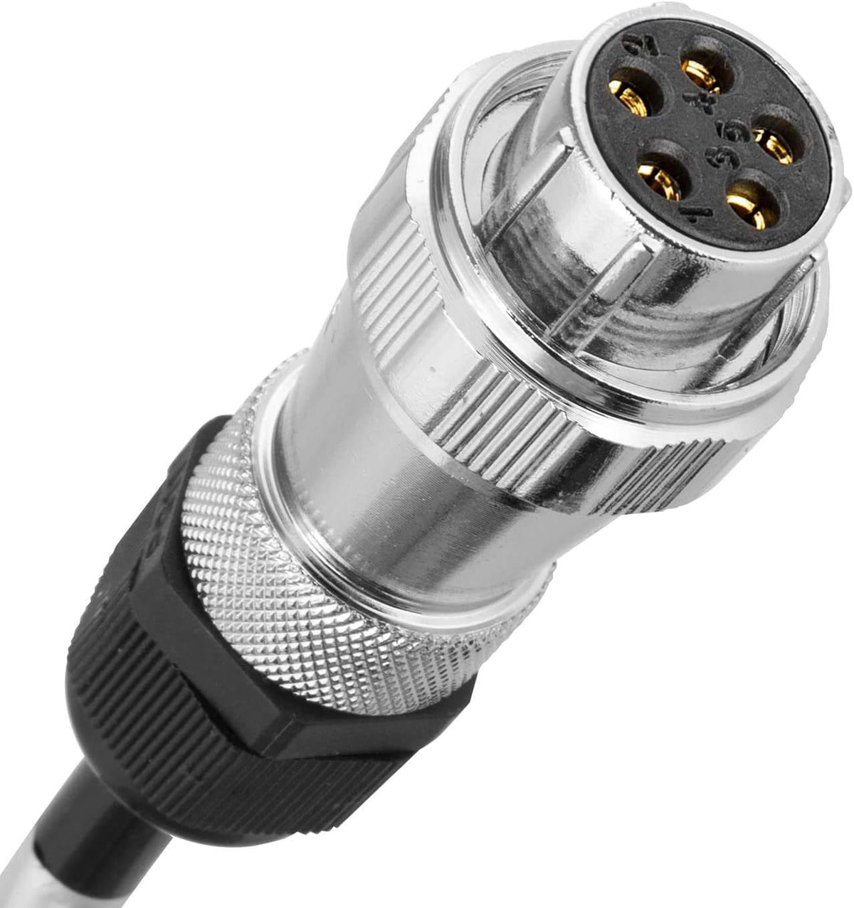 Heavy Duty Vehicle Coil Trailer Cable with 4 PIN AV Connector Disconnect Kit, Pack of 2 H501705