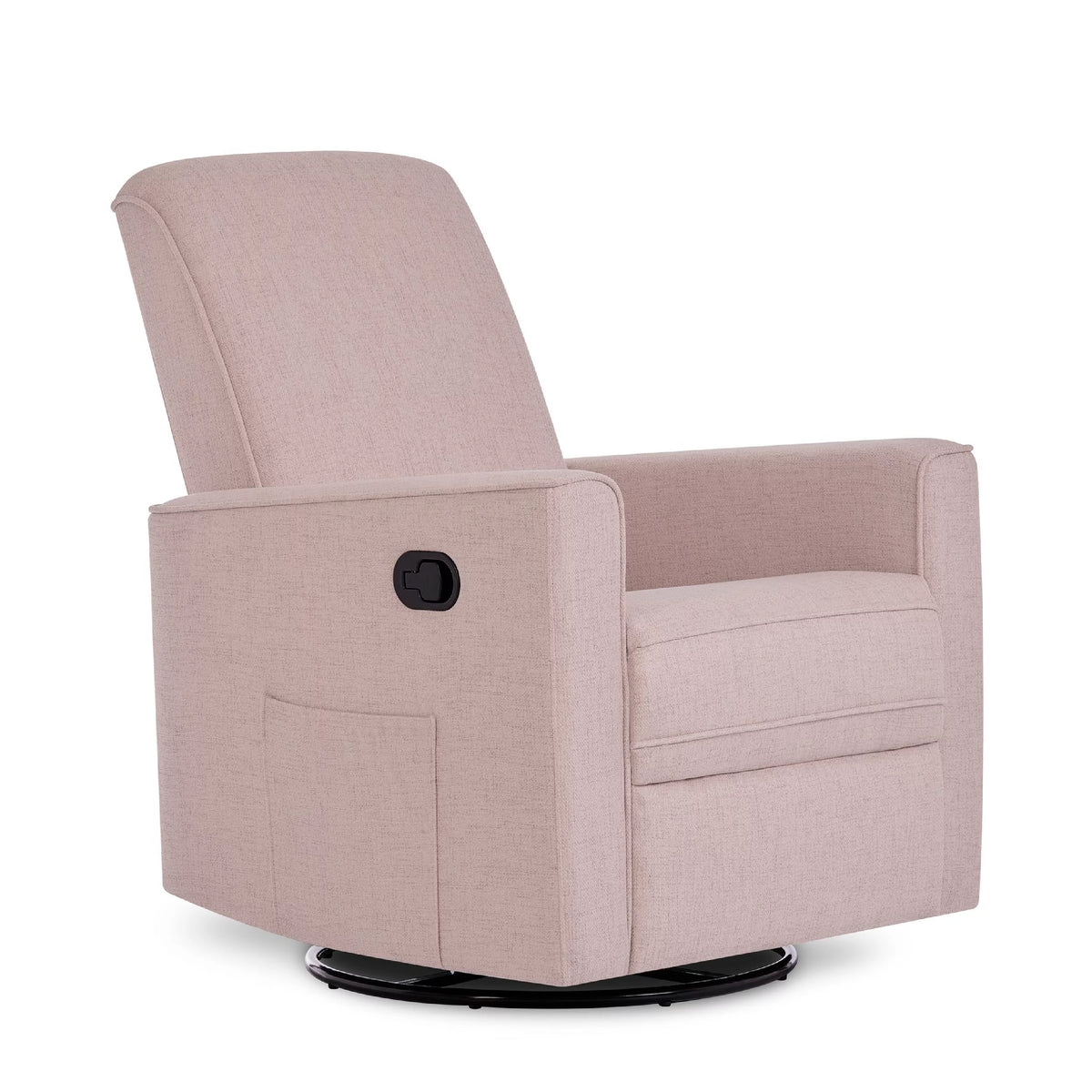 Rose Polyester Glider Recliner H80273