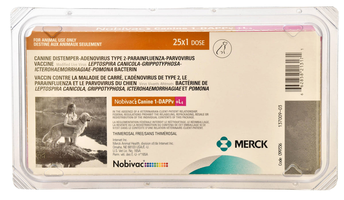 25 Vial x 1 Dose Canine Vaccine N26343
