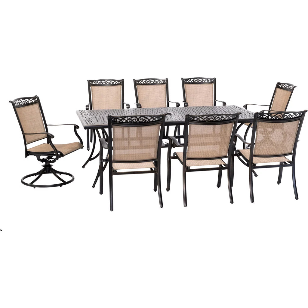 9-Piece Aluminum Outdoor Dining Set Y812