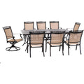9-Piece Aluminum Outdoor Dining Set Y812