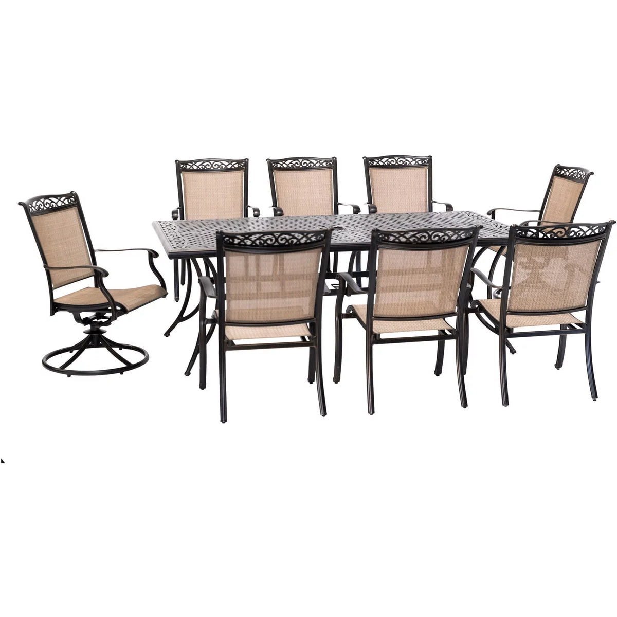 9-Piece Aluminum Outdoor Dining Set Y812