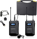 48-Channel UHF Wireless Lavalier Microphone System with 1 Receiver, 1 Transmitter, and 1 Lapel Microphone M57708