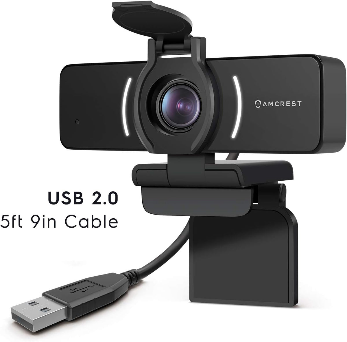 1080P Webcam with Microphone & Privacy Cover, USB Camera, Wide Angle Lens Z94657