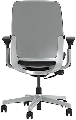 Graphite Chair with Platinum Base & Hard Floor Casters C87932