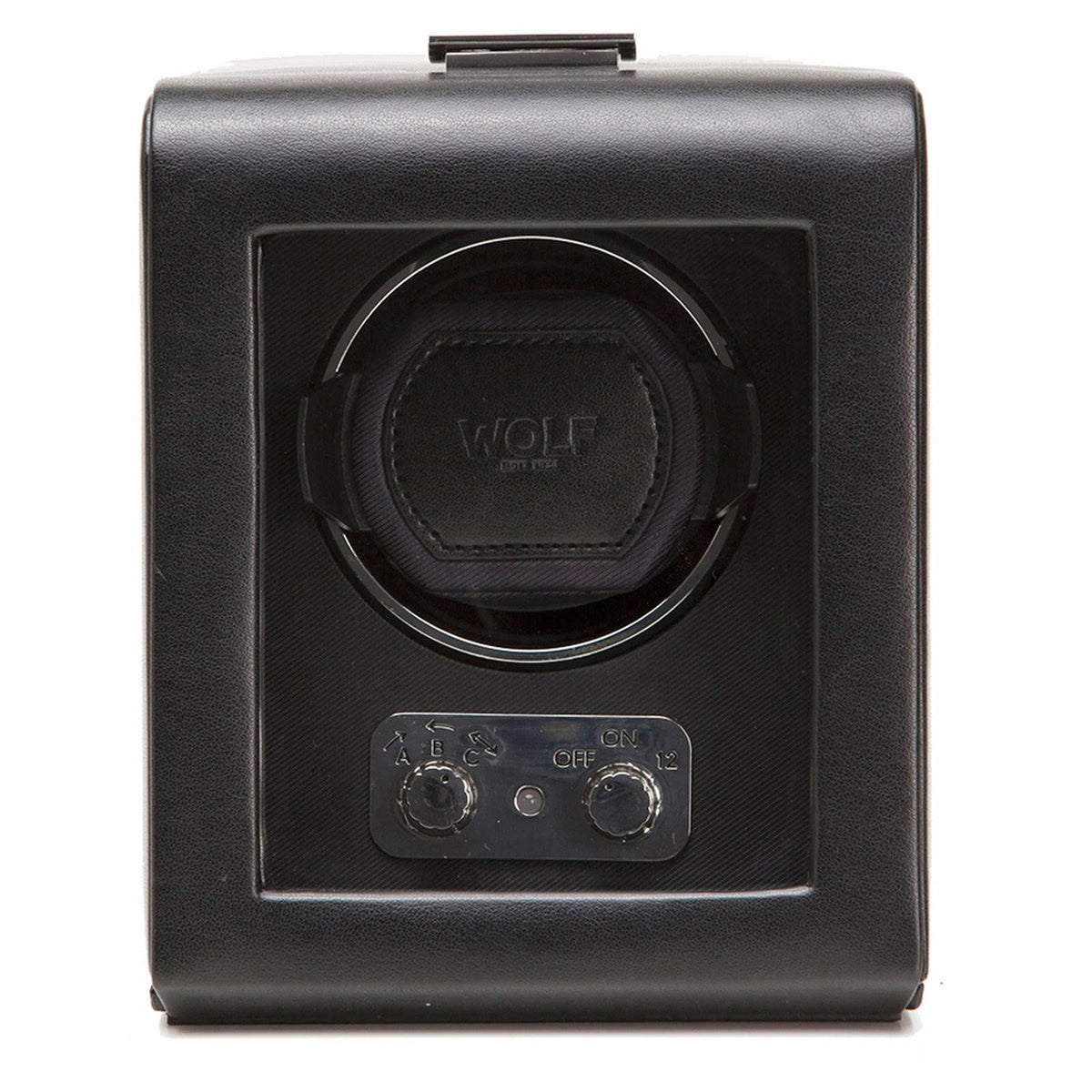 Black Single Watch Winder with Storage O250861