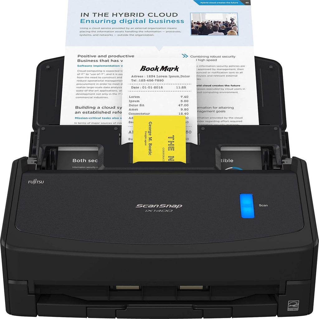 Black Document Scanner W4206