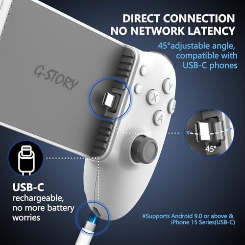 Midnight USB-C Bluetooth Mobile Gaming Controller G71561