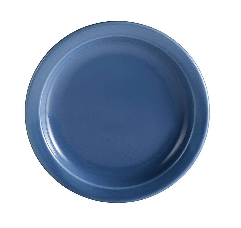 Light Blue Stoneware Plate, Box of 12 O50606