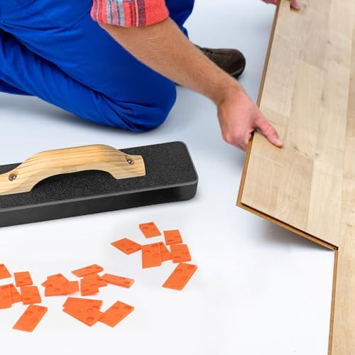4 in 1 Floor Installation Kit with Tapping Block, Pull Bar, 40pc Spacers, Rubber Mallet M52058