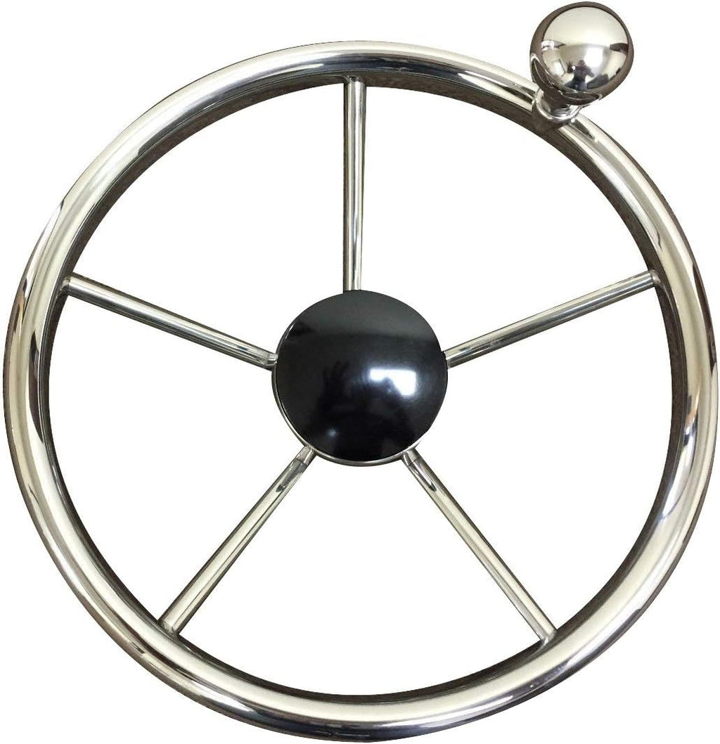 Black 5 Spoke Steering Wheel W60311