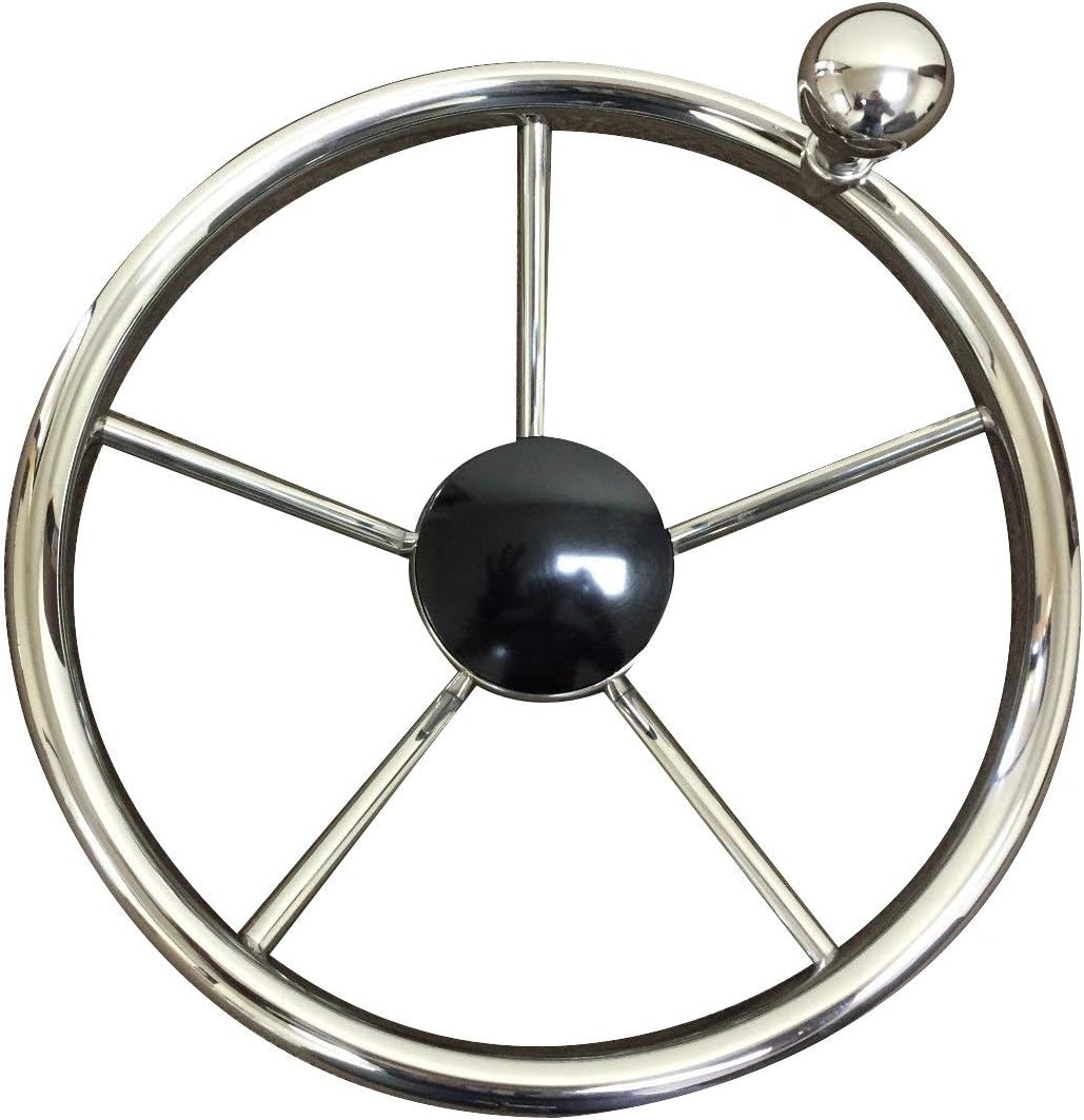 Black 5 Spoke Steering Wheel W60311