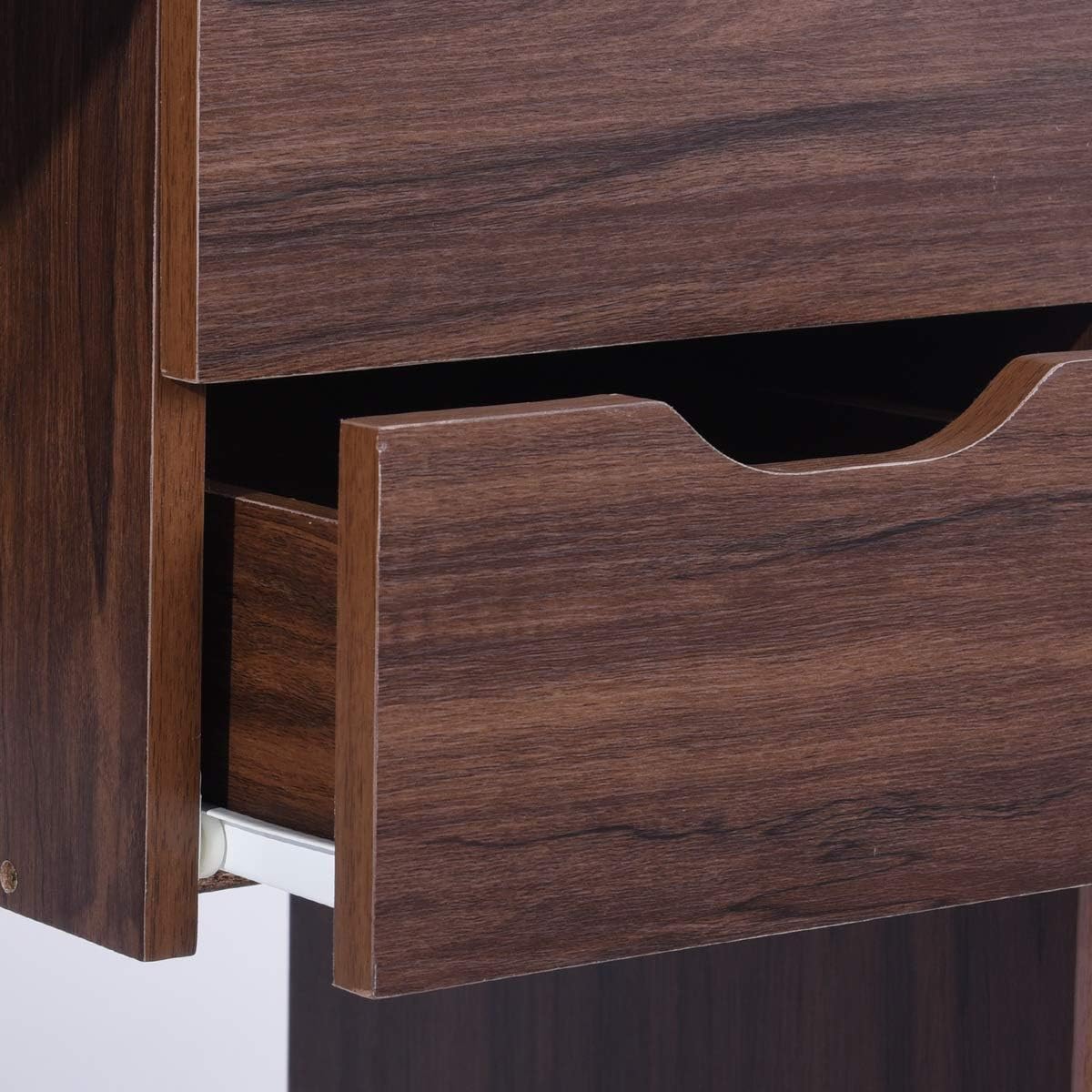 Computer Desk with Drawer 35.4 in Small Wood Desk X7879